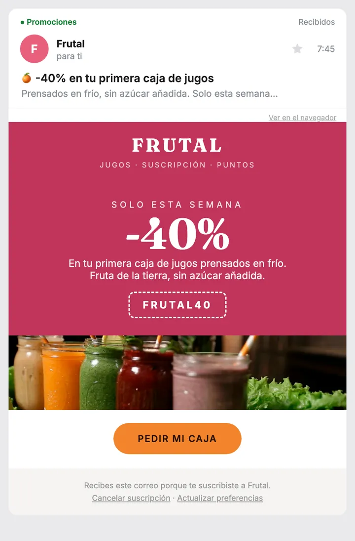 Ejemplo de trabajo de AL100