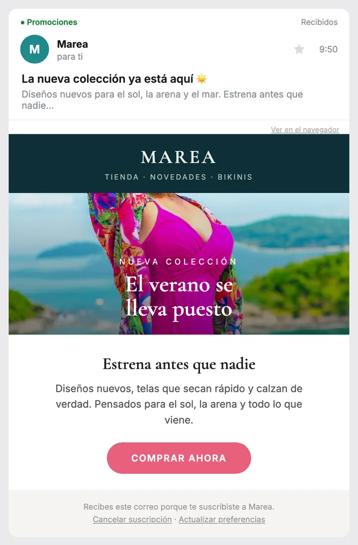Ejemplo de trabajo de AL100